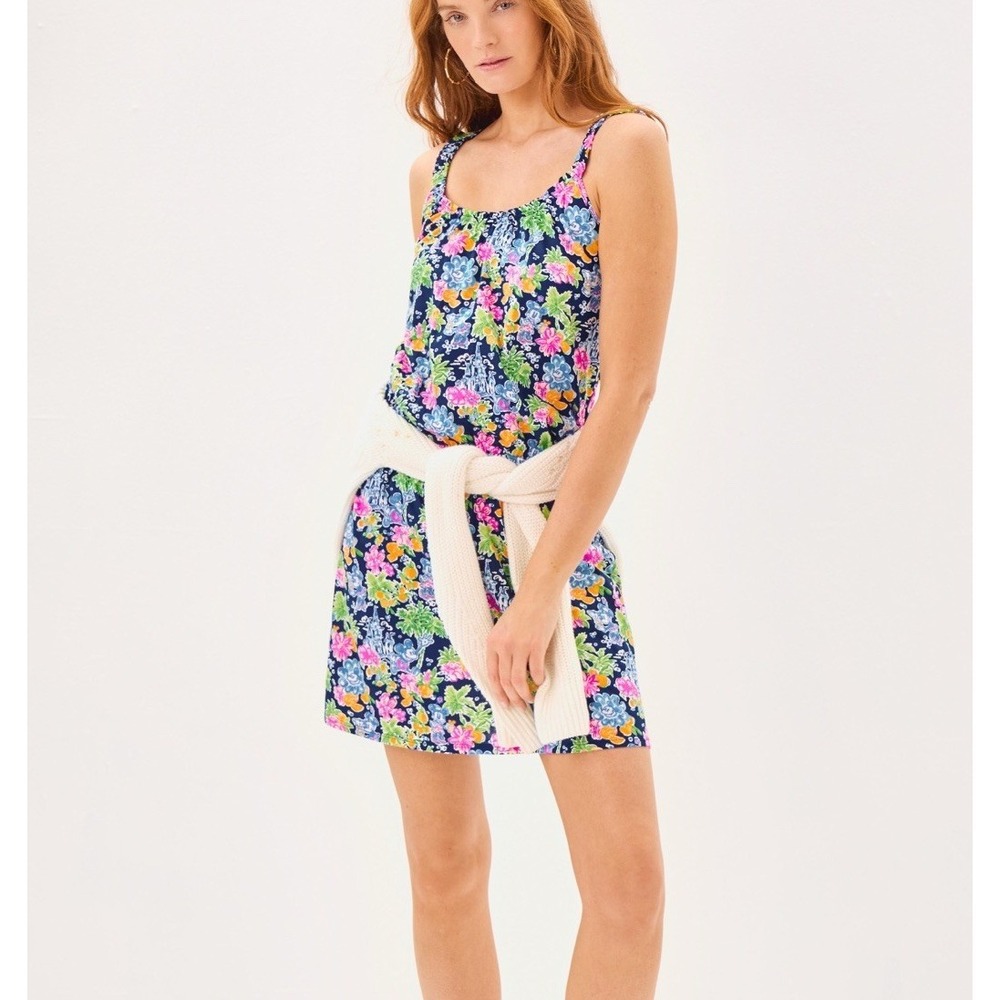 Lilly Pulitzer x Disney Parks Loro Romper Mickey Minnie Mouse Womens XS